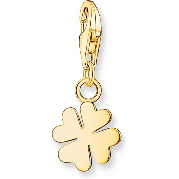 Goldene Hufeisen Mini piccolo ciondolo a forma di ape con moschettone, in argento Sterling 925 placcato oro