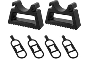 XFSRG 2 Pièces Support Velo Sol de Guidon Attache Rapide Protection la Poignée Frein avec 4 Fixations Amovibles pour Assistant de Stationnement