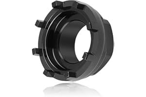 Dball Herramienta de Bloqueo para Bicicleta 8 Dientes Lockring Tool Herramienta de Pedalier Compatible con Cazoletas de Pedalier Shimano SRAM Truvativ ISIS