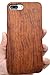Price comparison product image Holzsammlung® iPhone 7 Wooden Case - Rosewood and PC - Natural Handmade Bamboo / Wood Cover for Your Smartphone