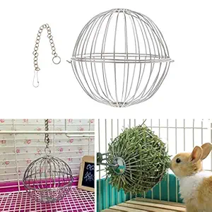 arythe Sphere Feed Dispenser Hanging Ball Toy Guinea Pig Hamster Rat Rabbit Bunny Pet Supply#1