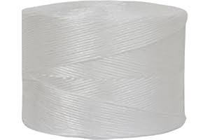 Corderie Italiane 002012221 Spago Rafia titolo 1000, Bianco, 2 kg, 1600 mt