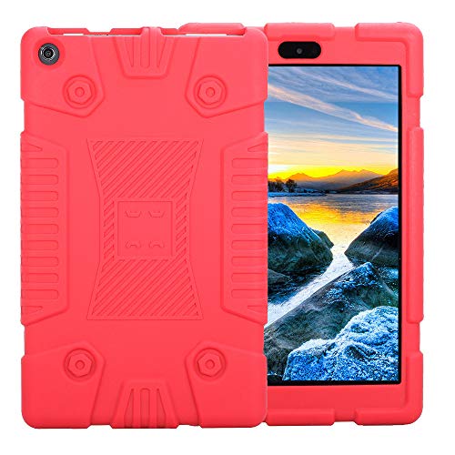 Bestyyo - Funda Universal para Amazon Kindle Fire HD8 2016/2015 (Silicona Suave, Plana, Funda de Piel) a XXL