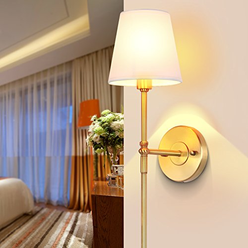 Preisvergleich Produktbild pwne European Copper stimmungsvolle Wohnzimmer Wandleuchte Wandleuchte American country minimalistischen Wandleuchten Kupfer Wandleuchte gemütliche Schlafzimmer Wand Lampe, Preiswert, einen angenehmen Einkauf