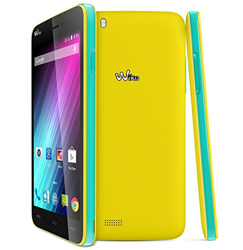 Wiko Lenny Smartphone d  bloqu   3G   Ecran   5 pouces - 4 Go - Android 4 4 KitKat  Jaune