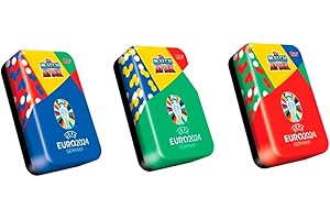 Topps Oficjalny Euro 2024 Match Attax - Mega Tin 1 - Hot Shots - zawiera 44 karty Euro 2024 Match Attax oraz 4 ekskluzywne karty Hot Shots Limited Edition!