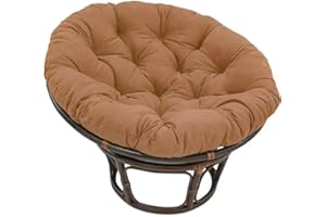 AZVFLY Coussin de Jardin, Coussin Fauteuil rotin, Fauteuil Jardin, Suspendu, Rond Coussin de Chaise, Coussins de siège pour l'intérieur/extérieur Coussins de siège Ronds Coussins de Jardin pour la Maison