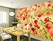 Produktbild Fototapete Fototapeten Tapete Tapeten No.18 "DREAM OF POPPIES" 400x280cm inkl. Kleister Natur, Blumen, Blüten, Pflanzen, Mohn, Feld, rot, beige, günstig, Tapete