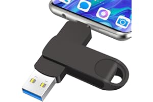 gaborlet USB C Stick 512GB 2 in 1 USB Stick 512GB Metall USB 3.0 Speicherstick Mini USB Flash Laufwerk USB Stick für Handy Android Laptop PC Tablets Android