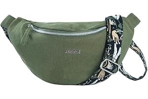 ECO RIGHT Ecoright Sac banane pour femme, sac à bandoulière en toile pour homme et sac banane pour femme, pour la randonnée, la course, le sport, les voyages