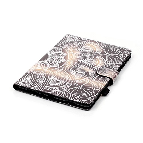Samsung Galaxy Tab A 9.7 SM-T550 Hülle, DEENOR Colorful Painting and Stylish Drawing Wallet Case Book Style PU Leder Flip Protective Stand Schutzhülle Hülle für Samsung Galaxy Tab A 9.7 SM-T550. (Gear) - 5