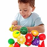 Meily Cortar Frutas Verduras Juego de imaginación Los niños juguetes educativos Kid