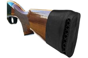 HOUSON Rifle Shock Absorber, Rubber Rifle Shaft Pad Recoil Pad Airsoft Recoil Pad Shotgun Buttstock Pad