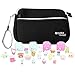 Price comparison product image Black Neoprene Case Cover With Front Storage Pocket for the Shopkins S5 Mega Pack - by DURAGADGET