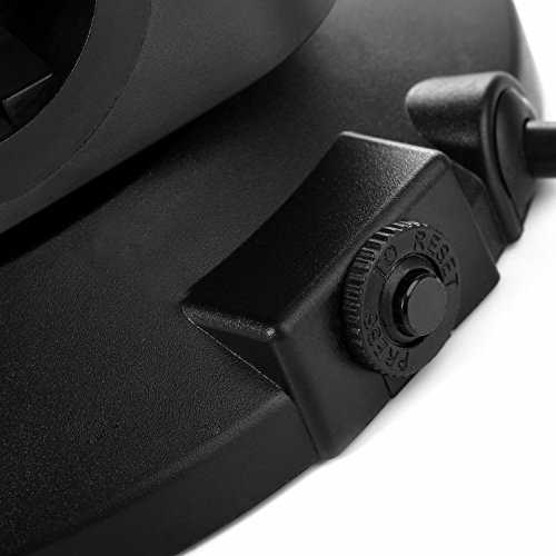 SAFEMORE Schaltbare 7 fach Steckdosenleisten Mehrfachsteckdosen Steckdosenturm mit 2 USB Anschlüsse 2500W/10A Schwarz - 5