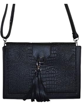 Chapeau-tendance , Herren Schultertasche schwarz schwarz