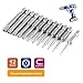 Produktbild NebulAcc 50mm Torx Bit-Satz Schraubendreher Set mit 1/4" Antrieb 12-teilig Minischraubenzieher Werkzeug Magnetisierbar Bits für Smartphones, Laptops, Festplatten, Brillen, Uhren, usw.