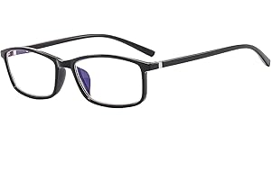 Suertree Occhiali a Distanza Con Filtro Luce Blu, Leggeri per Miopia Uomo Donna -5.5x - 0.0x