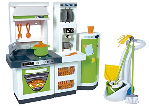 Palau Toys - Cocina de plástico+ carro de limpieza (1584)