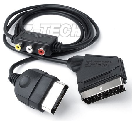 Preisvergleich Produktbild 2-TECH Scart RGB Pro Kabel mit Audio Out für XBOX
