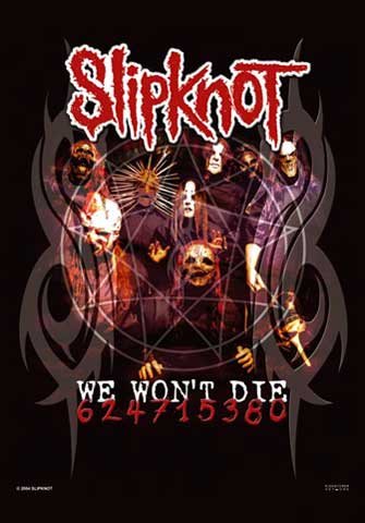 Empire Merchandising Slipknot Poster drapeau nous NE Die