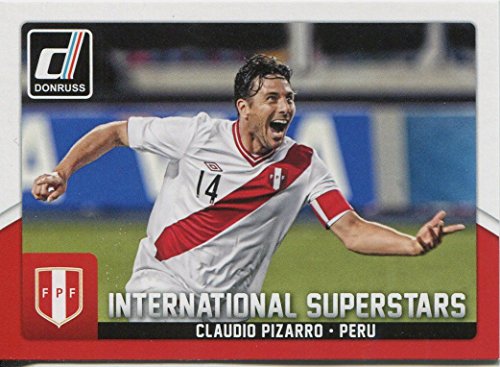 Preisvergleich Produktbild Donruss Fußball 2015 INT. Superstars Chase Karte # 59 Claudio Pizarro