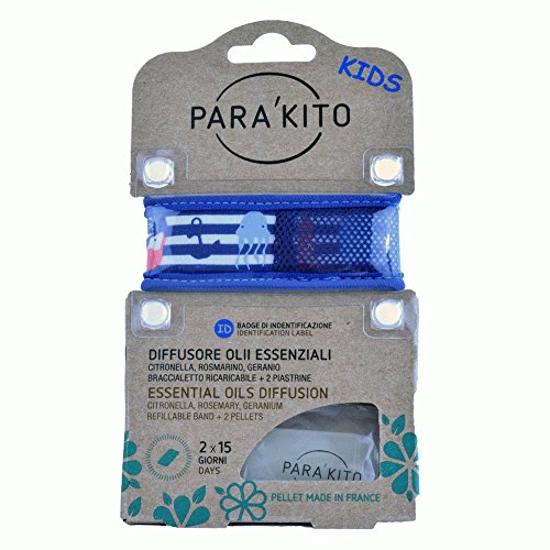 PARA'KITO KIDS PARAKITO Bracciale antizanzare + 2 piastrine bimbi 3-7anni