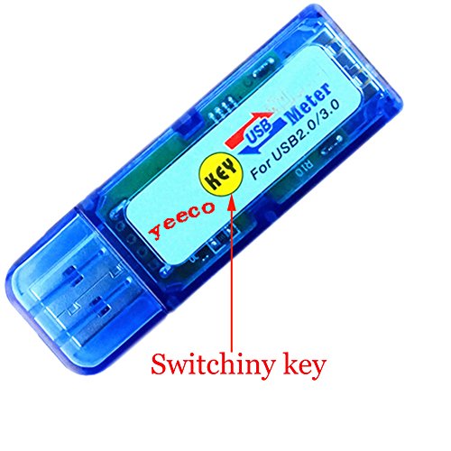Yeeco Micro OLED USB 3.0 Meter Voltage-Ladegerät Lade-Detektor für Multimeter DC0.000-3.000A / 3.700-13.00V 0-99999mAh 0-700Wh Kapazität Spur Mobile Power Tester Testing-Monitor Volt Amp Meter - 5