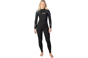 Gul Womens Response 5/3mm GBS Back Zip Wetsuit - Black - Thermal Warm Heat Layer Layers Easy Stretch Waterproof