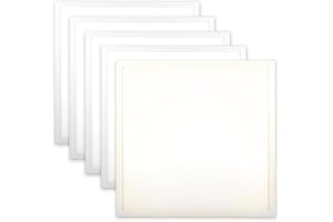 ‎XTEND ECOLIGHT Xtend EcoLight 5x LED Panel 62x62 Neutralweiß 4000K 36W | 120lm/W inkl. Trafo LED Bürodeckenleuchte Einlegeleuchte Deckenlampe | Odenwalddecke Rasterdecke ENEC PMMA PLs3.0
