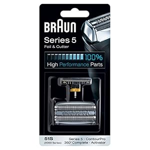 Braun 51S Electric Shaver Replacement Foil and Cutter - Silver - Image 4