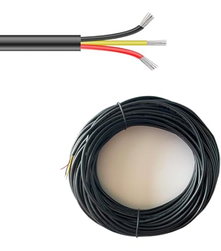 Kabel 18 AWG 4×0,75 mm², 4-polige verlengkabel, 20 meter, UL2464, spanning 5 V/12 V/24 V/300 V, meeraderige zuurstofvrije vertinde koperen kabel van Matugajp