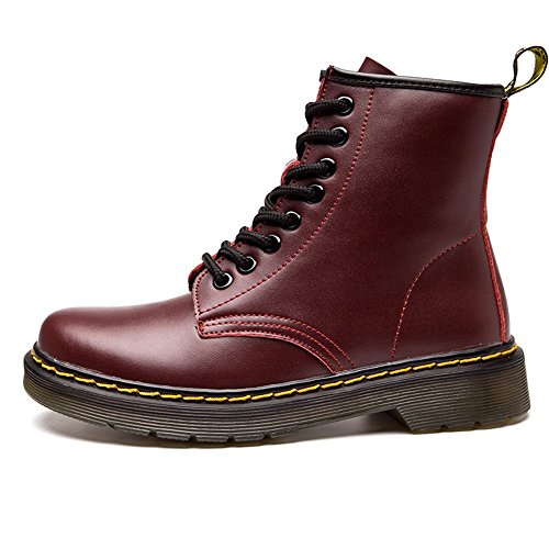 SITAILE Unisex-Erwachsene Bootsschuhe Derby Schnürhalbschuhe Kurzschaft Stiefel Winter Boots für Herren Damen - 3