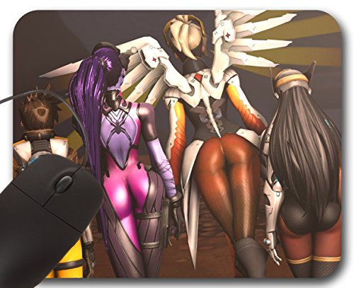 Preisvergleich Produktbild Overwatch Arsch Tracer, Widowmaker, Mercy, Symmetra Mauspad - Overwatch