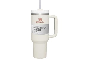 JiaMeng-ZI 40oz/1.18L Thermobecher mit Strohhalm und Henkel Kaffeebecher To Go mit Deckel für Kalte Heiße Getränke Edelstahl Tragbare Trinkbecher (B, Einheitsgröße)