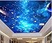 Produktbild LWCX 3D Wallpaper benutzerdefinierte Wandbild Seidentuch Bild Wall Sticker 3d-Traum Sternenhimmel Decke Wandbild Fototapete Wände 3 D 352X250CM