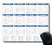 Produktbild TOM Mousepad 2016 Kalender 24 cm von 20 cm Rechteck Form Mauspad natürlichen Eco Gummi Durable Computer Desk Stationery Zubehör Maus Pads für Geschenk t160617005