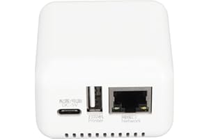 AATRAAY USB 2.0 Network Print Server 5V LAN Print Release Server Wireless Print Server for Windows XP for Android for Linux 3.4 100-240V (EU Plug)