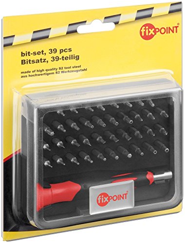 Fixpoint WZ BIT 4 Bitsatz (39-teilig für mini Tor x PZ PH, Schlitzschrauben) silber - 5