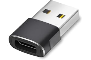 Hoppac Adaptateur USB C Femelle vers USB Mâle, Charge Rapide et Transfert des Données, Adaptateur pour iPhone 12/13