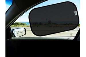 Kinder Fluff Pare-Soleil pour Fenêtre de Voiture pour Bébé (4X)- Le Seul Pare Soleil Voiture Bébé Certifié Qui Bloque 99,9% des Rayons UV- Protection Solaire pour Siège de Voiture et Bebe - G