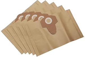 Paxanpax VB181, Compatible Paper Bags Fits Clarke, Draper 20L Wet & Dry Series (Pack of 5), 0 Decibeles