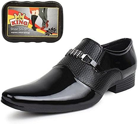 shoecom Men`S Black Formal Shoe