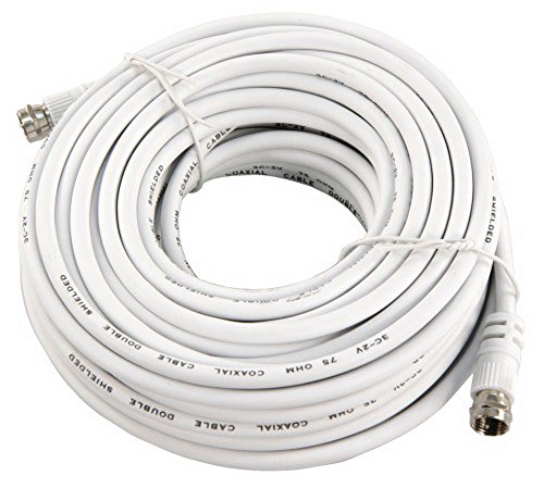 SAT-Kabel, 15m, weiß, F-Stecker > F-Stecker
