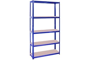 TMZ (1800 x 900 x 400) mm heavy duty boltless metal steel shelving shelves storage unit Industrial BLUE