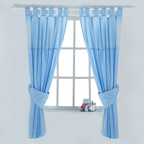 Red Kite Bertie Bear Tab Top Curtains