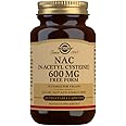 Solgar NAC (N-Acetyl-L-Cysteine) 600 mg Vegetable Capsules - Pack of 60 ...