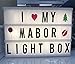 Produktbild Light Box mit 208 flexiblen Buchstaben A4 Leuchtkasten/lichtkasten 5V USB Anschluss/6x AA Batterie