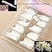 LyDia® Professional 10 Sizes 100pcs Package False/Fake French Nail Tips in most popular colours White/Clear/Natural for Nail Art Acrylic/UV Gel/French Nail/Nail Extension/Nail Decoration + Free 2g Nail Adhesive Glue (100pcs NaturalNailTips-3+Glue)