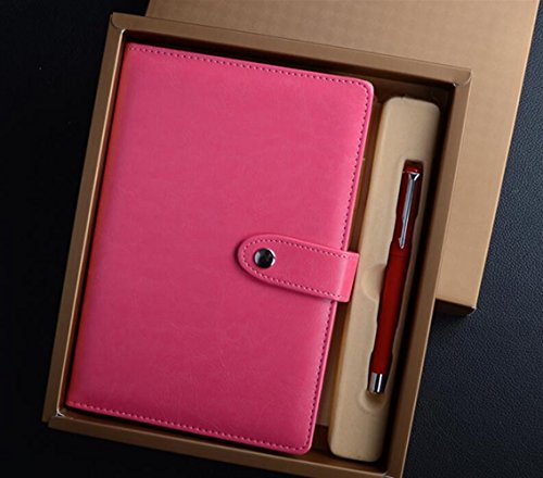 Preisvergleich Produktbild Sun Glower Büro Schulbedarf Jotter Black Kugelschreiber mit Notebook Geschenkset (Rosy) Briefpapier Geschenkset